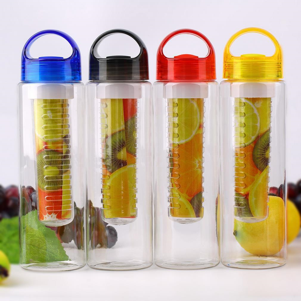 Fruit Infusion Water Bottles with Twist Lid