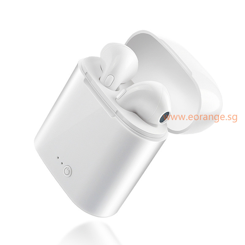 i7S Bluetooth 4.2 Earbuds Headphones with Charge Dock Twins Earpieces