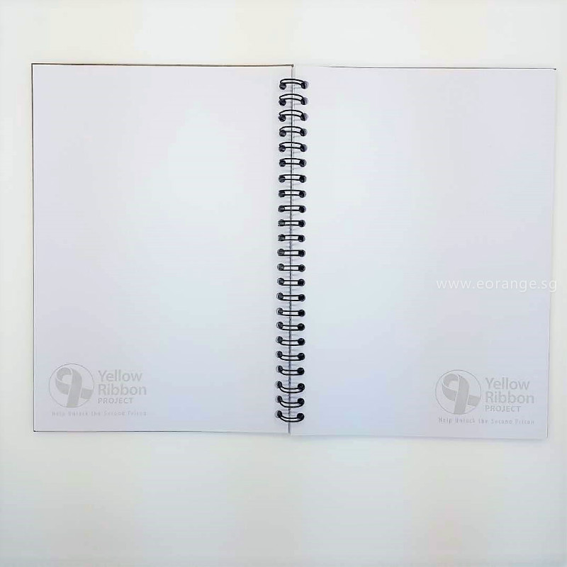 customised customized A5 wire-o Notebook printing full color colour corporate gift promotional singapore giveaway door wholesale singapore supplier