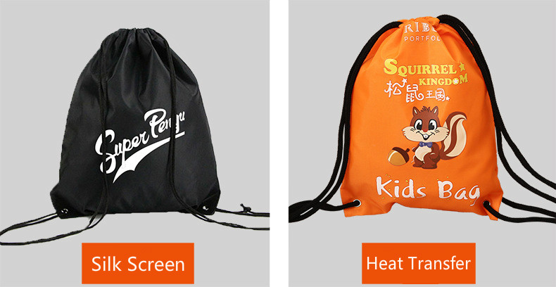 Classic Polyester Drawstring Backpacks