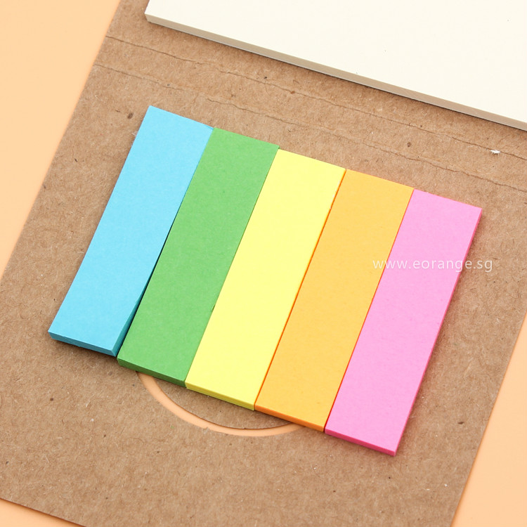 Eco-Friendly Color Flag Sticky Notepad Memo Booklets