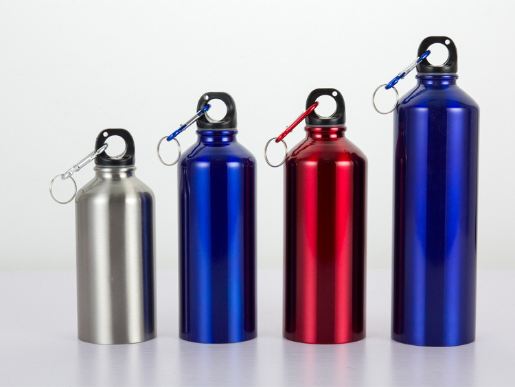 Aluminium Water Bottle with Carabiner